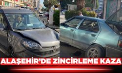 Alaşehir'de zincirleme kaza: Ortalık savaş alanına döndü