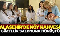 Alaşehir'de kahve güzellik salonuna döndü