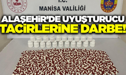 Alaşehir'de jandarmada binlerce adet uyuşturucu hap ele geçirdi!
