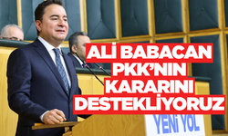 Ali Babacan, PKK'nın fesih sürecine destek verdiklerini söyledi