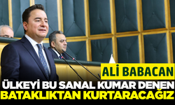 Ali Babacan'ın gündeminde sanal kumar var