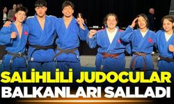 Salihlili judocular balkanları salladı