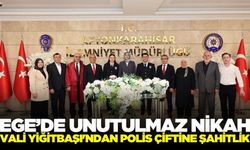 Ege'de unutulmaz nikah töreni