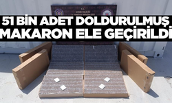 Aydın'da durdurulan araçtan binlerce adet doldurulmuş makaron ele geçirildi
