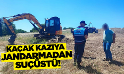 Aydın'da kaçak kazı yapan 3 kişi suçüstü yakalandı!
