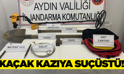 Aydın'da kaçak kazıya suçüstü: 3 gözaltı!
