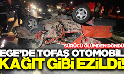 Aydın'da korkutan kaza: Sürücü ölümden döndü!