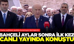 Bahçeli aylar sonra kameralar karşısında konuştu