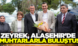 Başkan Zeyrek, Alaşehir'de muhtarlarla bir araya geldi!