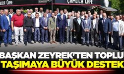 Başkan Zeyrek esnafları unutmadı
