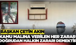 Servis Bekleme Duraklarına zarar verdiler: Belediye Başkanı isyan etti