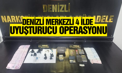 Denizli merkezli 4 ilde uyuşturucu operasyonu: 22 kişi gözaltına alındı