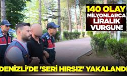 Denizli'de 'Kiralık Araçlı' hırsız: 20 Milyonluk vurgun!