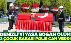 Denizli'de kalp krizi geçiren polis hayatını kaybetti