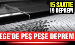 Ege'de peş peşe deprem
