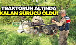 Devrilen traktörün altında kalan sürücü hayatını kaybetti!