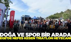 Ege'de Triatlon heyecanı