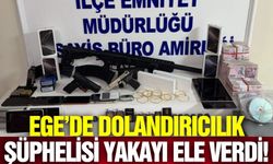 Ege'de dolandırıcılık şüphelisi yakalandı