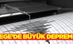 Ege'de korkutan deprem