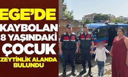 Ege'de 8 yaşındaki çocuk zeytinlik alanda bulundu
