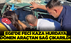 Muğla’da Trafik Kazası: İtfaiye Can Kurtardı