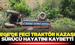 İzmir'de traktör kazası: Talihsiz adam olay yerinde can verdi