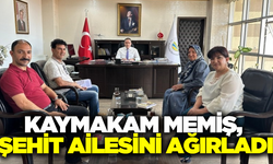 Kaymakam Memiş, şehit aileleri ile bir araya geldi!