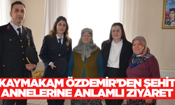 Şehit Annelerine Kaymakam Özdemir’den Anlamlı ziyaret