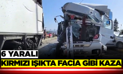 Denizli'de Tır Faciası: Kırmızı Işıkta Bekleyen Araçlara Çarptı, 6 Kişi Yaralandı