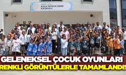 Kula'da 'Geleneksel Çocuk Oyunları' yarışması sona erdi!