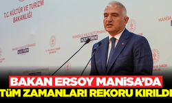 Kültür ve Turizm Bakanı Mehmet Nuri Ersoy Manisa'da konuştu