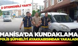Manisa'da Çok Sayıda Araca Zarar Veren ve İki Otomobili Yakan Şüpheli Yakalandı