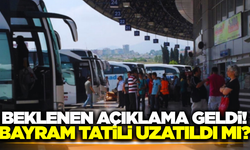 Kurban Bayramı tatili netleşti: Bayram tatili uzatıldı mı?