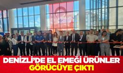 Denizli'de el emeği ürünler görücüye çıktı