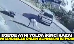 Kuşadası'nda iki saatte iki kaza: Vatandaşlar çözüm bekliyor!
