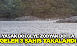 Kuşadası'nda Milli Parka botla giren 3 kişiye ceza!