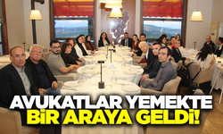 Manisa Barosu'nun 100. yıl etkinliklerinde avukatlar yemekte buluştu!