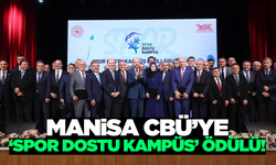 Manisa CBÜ "Spor Dostu Kampüs" ödülünü aldı!
