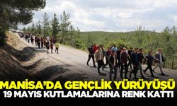 Manisa'da 19 Mayıs kutlamaları gençlerin yürüyüşüyle başladı
