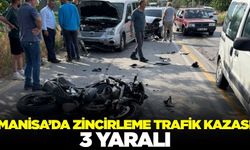 Manisa'da trafik kazası: 3 yaralı