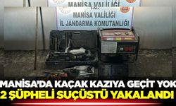 Manisa'da kaçak kazı yapan şahıslar suçüstü yakalandı