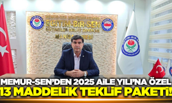 Manisa Memur-Sen'den 13 maddelik teklif paketi!