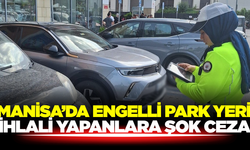 Manisa'da Engelli Park Yeri Denetimi 165 Bin TL Ceza Uygulandı