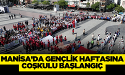 Manisa’da 19 Mayıs  Gençlik Haftasına  Coşkuyla Start Verildi