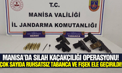 Manisa'da jandarmadan silah kaçakçılığı operasyonu!