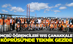 Manisalı mühendis adayları mega projeyi gezdi