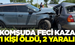 Manisa'nın komşusunda feci kaza! 1 ölü ve 2 yaralı