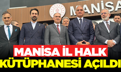 Manisa'nın modern halk kütüphanesi açıldı