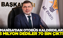 Manisa'dan otobüs kaldırdılar! 70 bin ile sınırlı kaldı