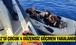 Muğla'da 4 düzensiz göçmen yakalandı!